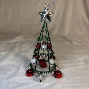 Christmas Ornament Shape Of Tree‎ With Jingle Bells